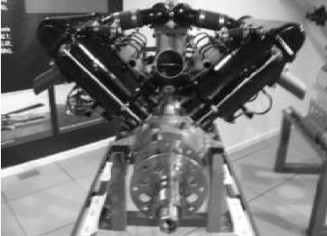 Aries V8 engine built under HS license