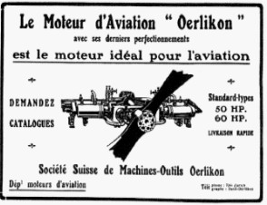 Oerlikon ad of the time