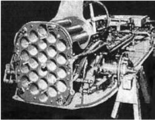 Batería de cohetes del Opel Rak2