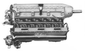 Packard 3A-1500, inverted Vee-engine