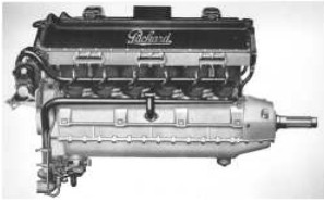 Packard 3A-1500, upright Vee-engine
