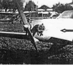 Persy II en el avion Judey J-13