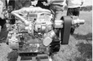 Peugeot car engine for airplane