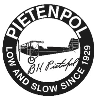 Logo y consejo con firma de Pietenpol