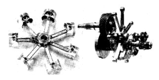 Pobjoy connecting-rod systems