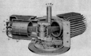 Adams Farwell 36 CV 5-cylinder engine