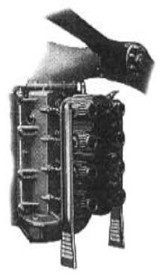 Potez engine on airplane VII, 1920