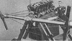 Praga ES engine, with special transmission and dynamic brakes, from 1930