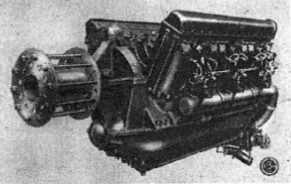 Motor Praga licencia Hispano Suiza, del año 1935