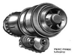 PW600, para turbohélice