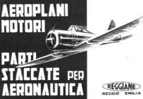 Another advertisement mentioning Aeroplani-Motori Reggiane