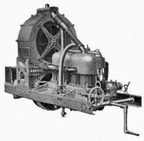Four-cylinder engine for airships
