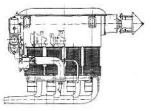 Renault 4Pci, schematic drawing