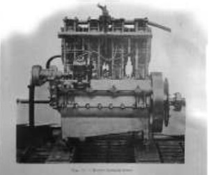 Adapted Renault car engine