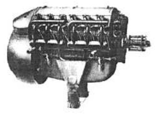 Renault V-12 cooled by forced air