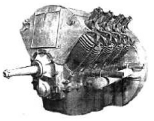 Renault V8, angled front view