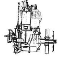 Seven-cylinder REP engine, cross-section
