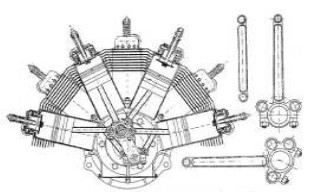 Interior layout and connecting rod detail