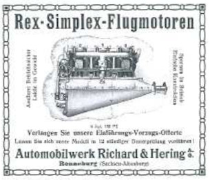 Rex-Simplex aero engine ad