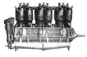 Six-cylinder RAW engine, 100 CV