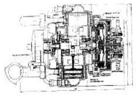 Schematic of a Riedel engine