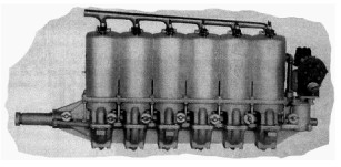 Roberts de 6 cilindros, vista lateral izquierda