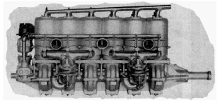 Roberts de 6 cilindros, vista lateral derecha