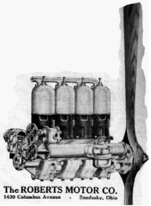 El motor Roberts de 4 cilindros mas desarrollado, pero con 165 lbs de peso
