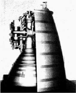 Another example of an expanding nozzle, the RS-44