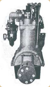 Front view of the Rogers engine