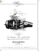 Anuncio Rolls-Royce Dart del año 1950