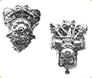 Rolls-Royce F, frontal y posterior