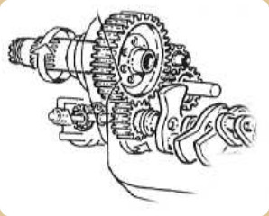 Normal reduction gear