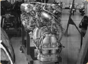 The Rolls-Royce Merlin 500/29, from behind