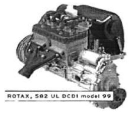 Rotax 582, blue cylinder head