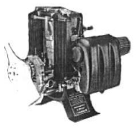 Rotax 582 con dos radiadores