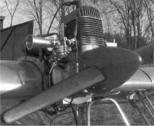 Rotax 185 single-cylinder engine