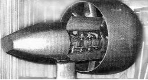 Montaje de un motor de pistón con Dowty-Rotol