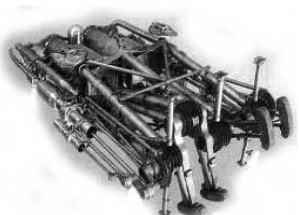 Ader engine in collapsed position