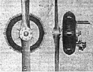 Roux-Baudelaire, dos vistas del motor toroidal