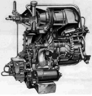 Artistic impressionn of the Rover IS-60 engine