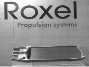 Sección de un motor Roxel expuesto en Paris 2005