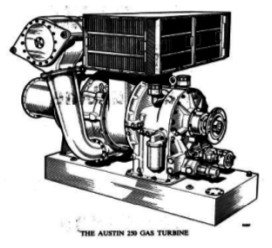 Austin 250 auxiliar turbine
