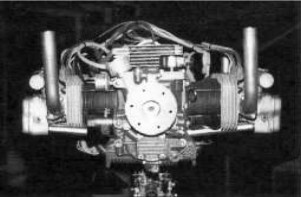 Front view of the Sabre engine