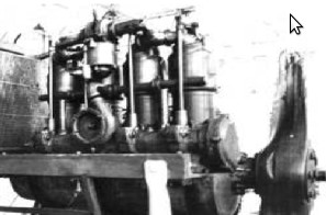 Austro-Daimler - 40 CV, water pump side