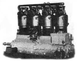 Austro Daimler with four cylinders