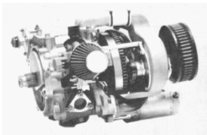 Austro's rotary engine, without gear