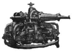 Salmson 150 CV, horizontal