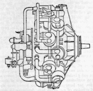 The Salmson 200 CV is a double-row, 18-cylinder radial engine