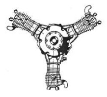 Salmson 3AD, schematic drawing